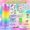 Decorate Your Own Water Bottle Kits for Girls Age 4-6-8-10,Unicorn Painting Crafts,Fun Arts and Crafts Gifts Toys for Girls Birthday Christmas(Unicorn)